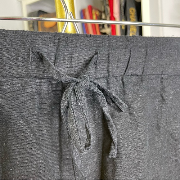 NWT black linen blend shorts XL - Picture 2 of 8